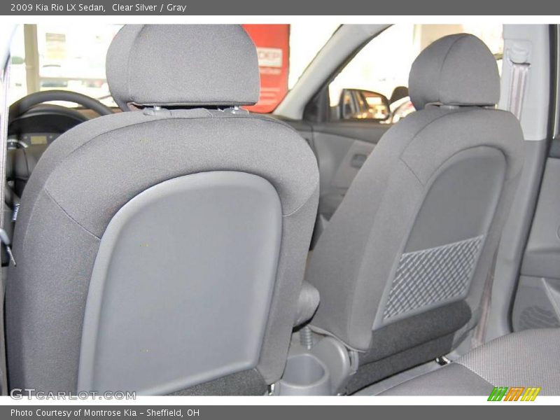Clear Silver / Gray 2009 Kia Rio LX Sedan