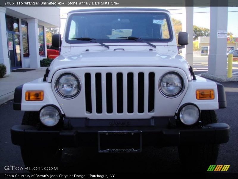 Stone White / Dark Slate Gray 2006 Jeep Wrangler Unlimited 4x4