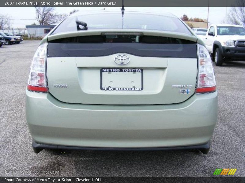 Silver Pine Green Mica / Dark Gray 2007 Toyota Prius Hybrid