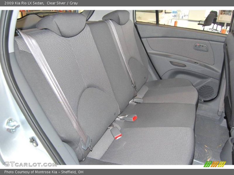 Clear Silver / Gray 2009 Kia Rio LX Sedan