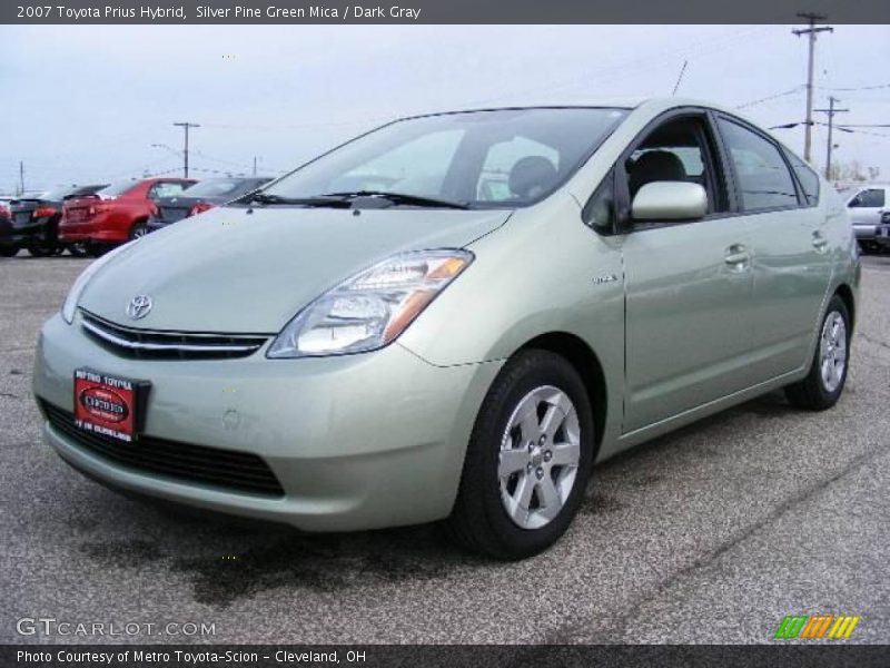 Silver Pine Green Mica / Dark Gray 2007 Toyota Prius Hybrid
