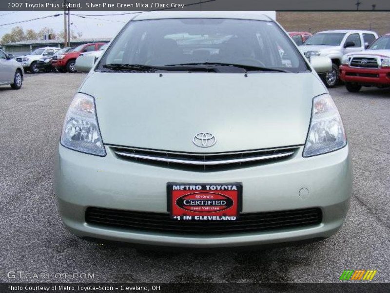 Silver Pine Green Mica / Dark Gray 2007 Toyota Prius Hybrid
