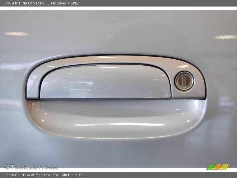 Clear Silver / Gray 2009 Kia Rio LX Sedan