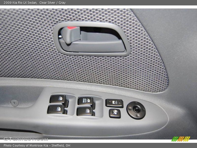 Clear Silver / Gray 2009 Kia Rio LX Sedan