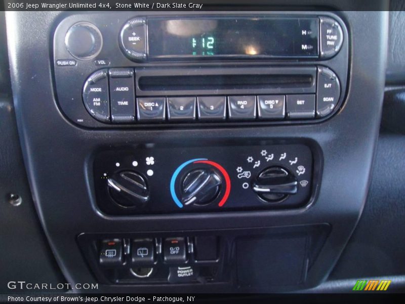 Stone White / Dark Slate Gray 2006 Jeep Wrangler Unlimited 4x4