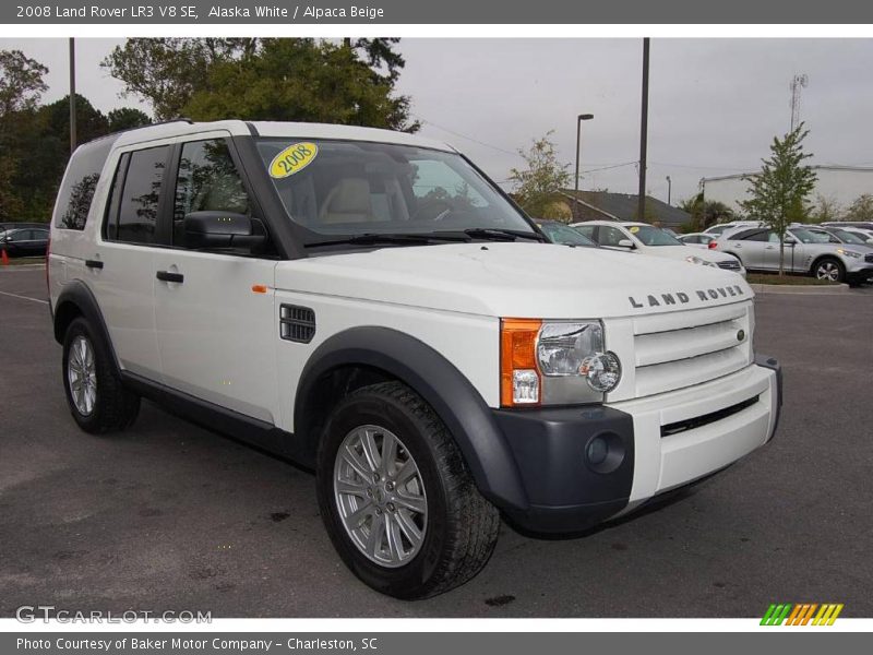 Alaska White / Alpaca Beige 2008 Land Rover LR3 V8 SE