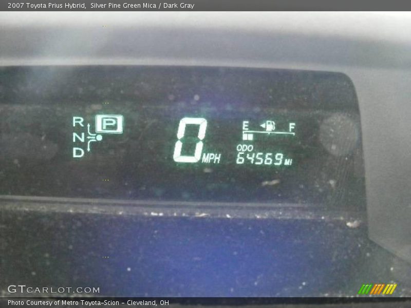 Silver Pine Green Mica / Dark Gray 2007 Toyota Prius Hybrid