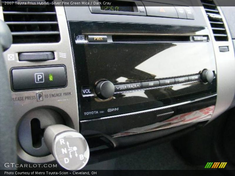 Silver Pine Green Mica / Dark Gray 2007 Toyota Prius Hybrid