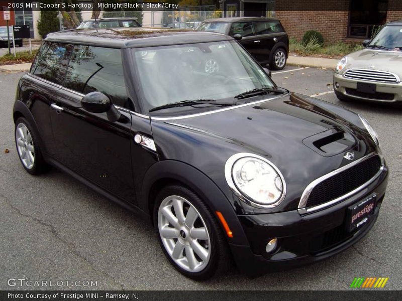 Midnight Black / Black/Grey 2009 Mini Cooper S Hardtop
