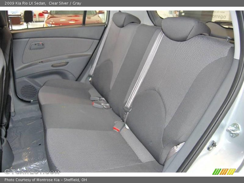 Clear Silver / Gray 2009 Kia Rio LX Sedan