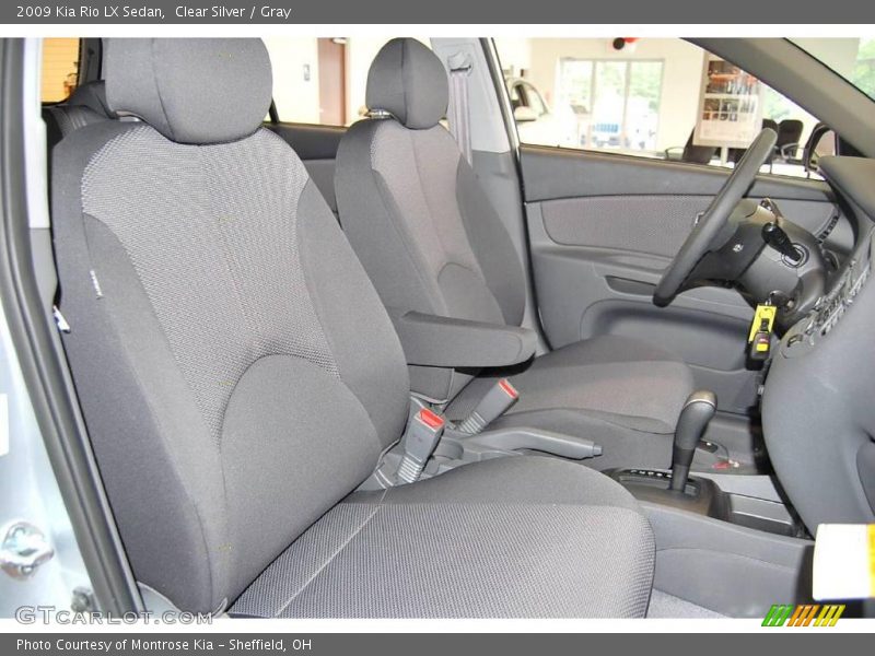 Clear Silver / Gray 2009 Kia Rio LX Sedan