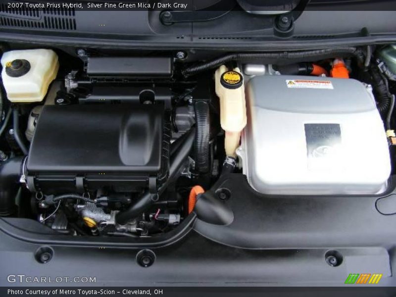 Silver Pine Green Mica / Dark Gray 2007 Toyota Prius Hybrid
