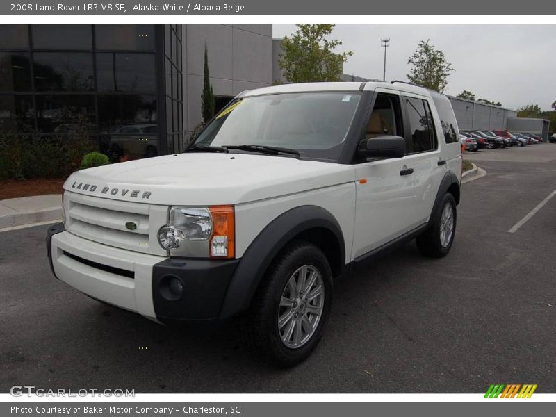 Alaska White / Alpaca Beige 2008 Land Rover LR3 V8 SE