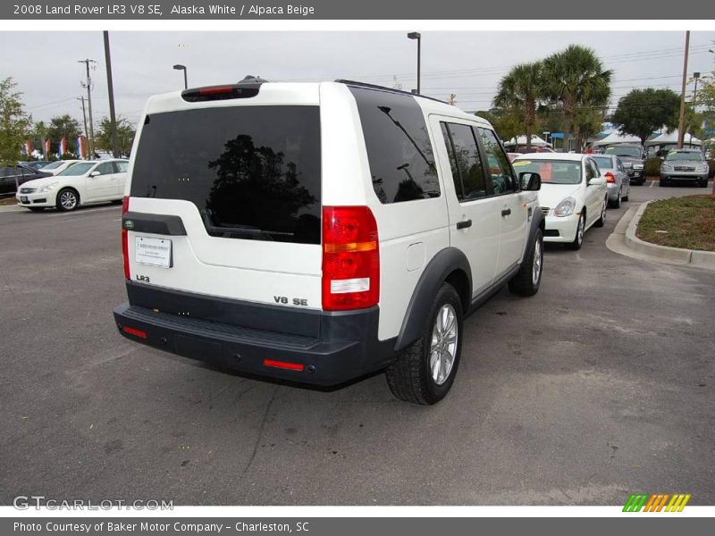 Alaska White / Alpaca Beige 2008 Land Rover LR3 V8 SE