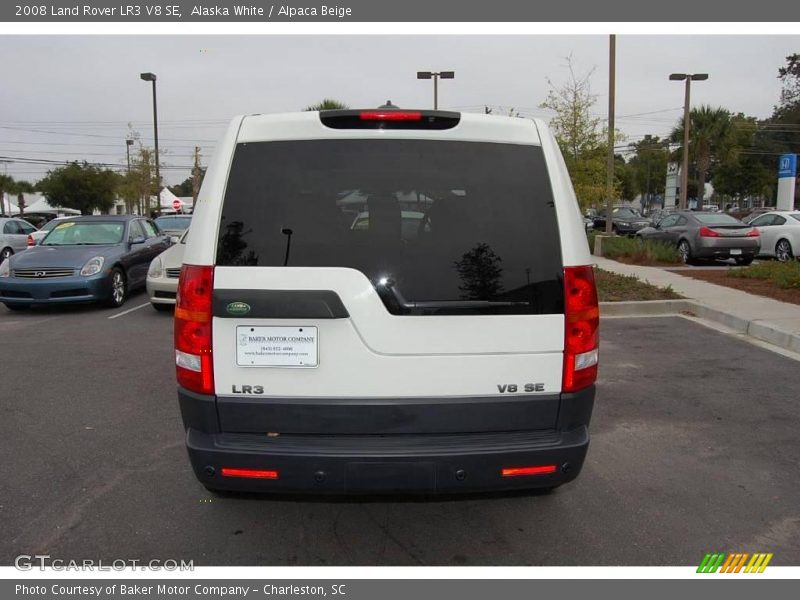 Alaska White / Alpaca Beige 2008 Land Rover LR3 V8 SE
