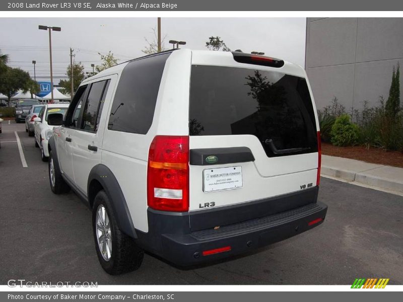 Alaska White / Alpaca Beige 2008 Land Rover LR3 V8 SE