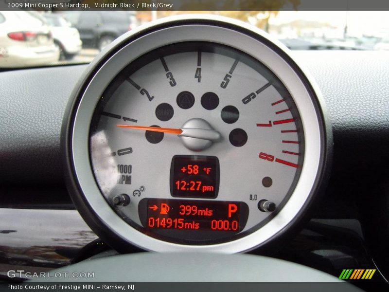Midnight Black / Black/Grey 2009 Mini Cooper S Hardtop