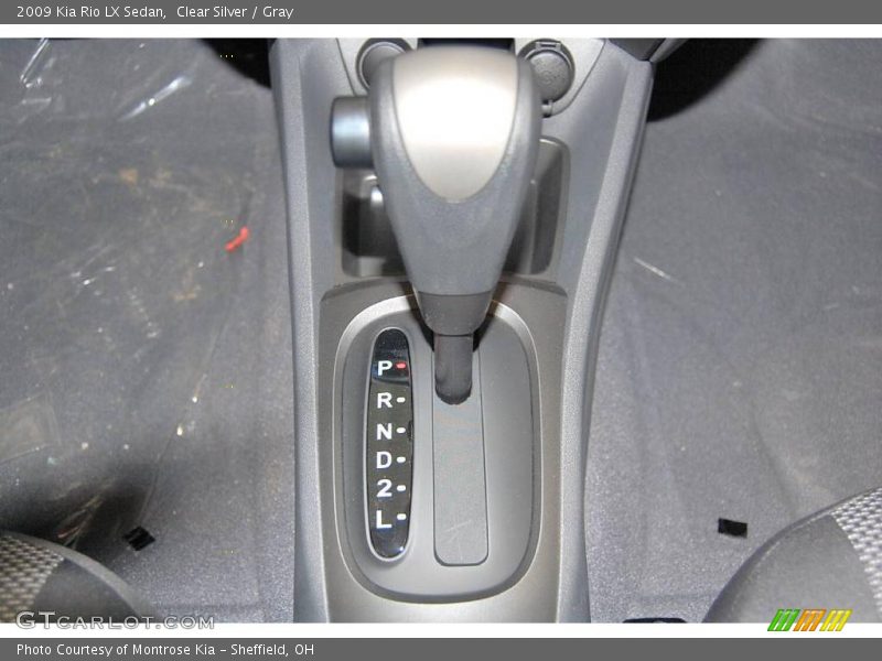 Clear Silver / Gray 2009 Kia Rio LX Sedan