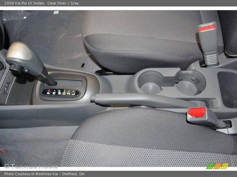 Clear Silver / Gray 2009 Kia Rio LX Sedan