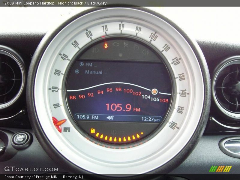 Midnight Black / Black/Grey 2009 Mini Cooper S Hardtop