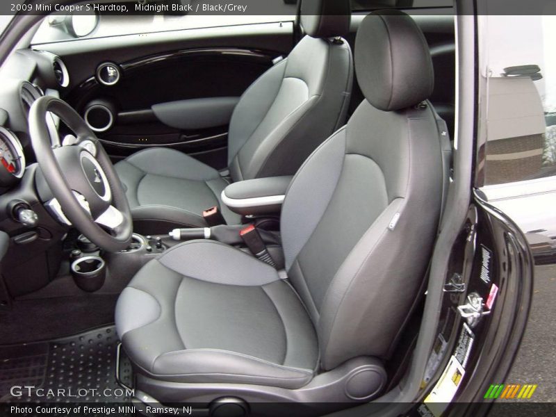 Midnight Black / Black/Grey 2009 Mini Cooper S Hardtop
