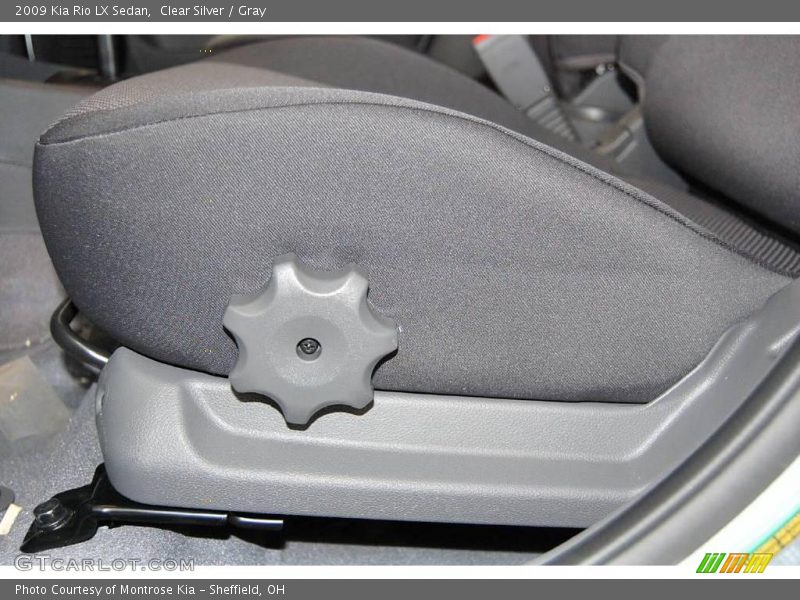 Clear Silver / Gray 2009 Kia Rio LX Sedan
