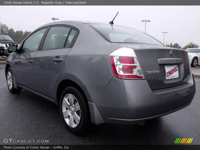 Magnetic Gray / Charcoal/Steel 2008 Nissan Sentra 2.0