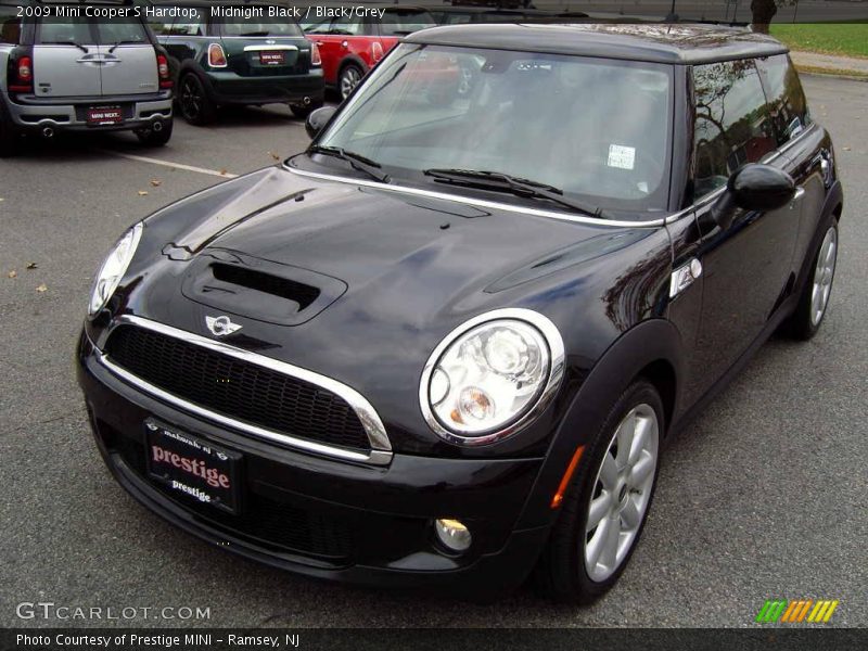 Midnight Black / Black/Grey 2009 Mini Cooper S Hardtop
