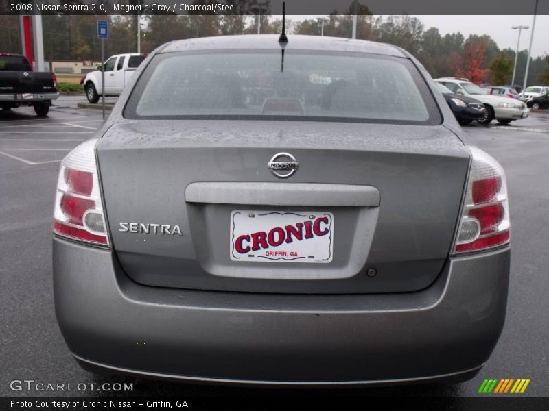 Magnetic Gray / Charcoal/Steel 2008 Nissan Sentra 2.0
