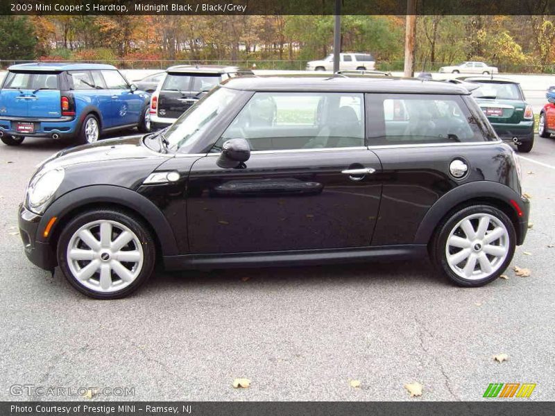 Midnight Black / Black/Grey 2009 Mini Cooper S Hardtop