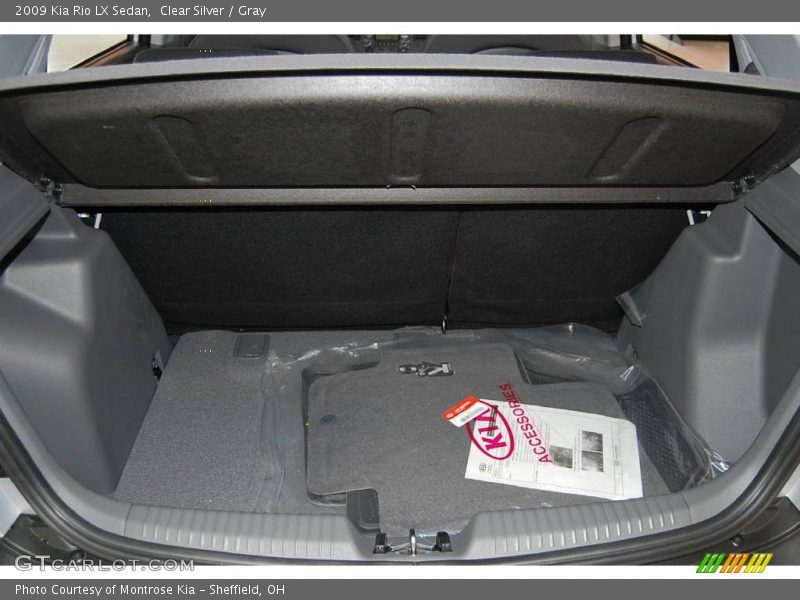 Clear Silver / Gray 2009 Kia Rio LX Sedan