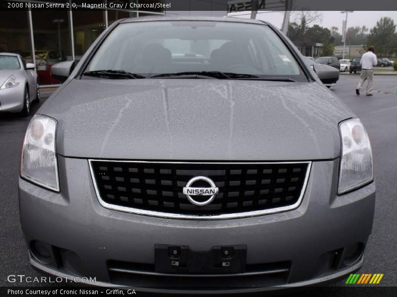 Magnetic Gray / Charcoal/Steel 2008 Nissan Sentra 2.0
