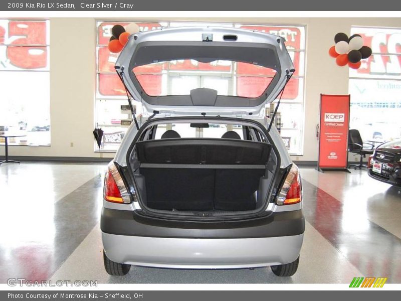 Clear Silver / Gray 2009 Kia Rio LX Sedan