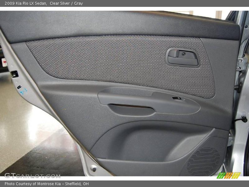 Clear Silver / Gray 2009 Kia Rio LX Sedan
