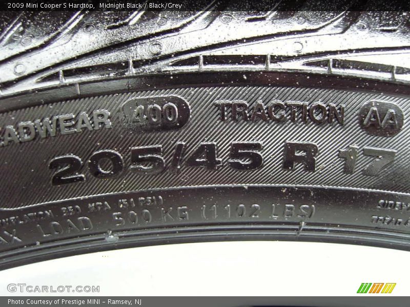 Midnight Black / Black/Grey 2009 Mini Cooper S Hardtop