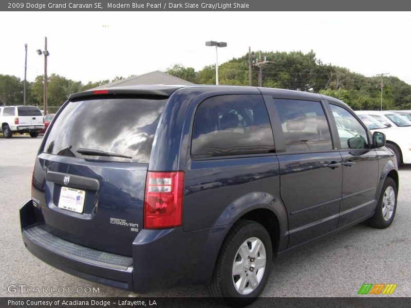 Modern Blue Pearl / Dark Slate Gray/Light Shale 2009 Dodge Grand Caravan SE