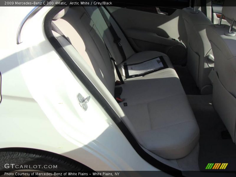 Arctic White / Grey/Black 2009 Mercedes-Benz C 300 4Matic