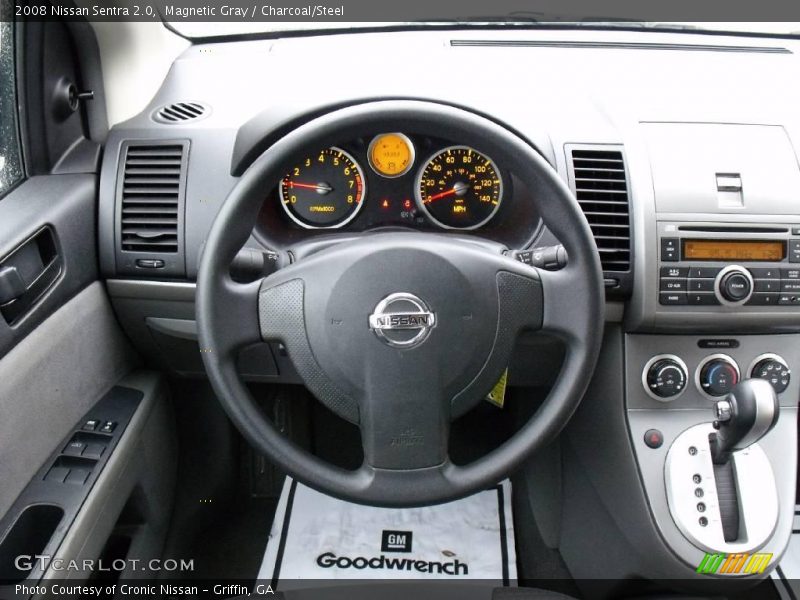 Magnetic Gray / Charcoal/Steel 2008 Nissan Sentra 2.0