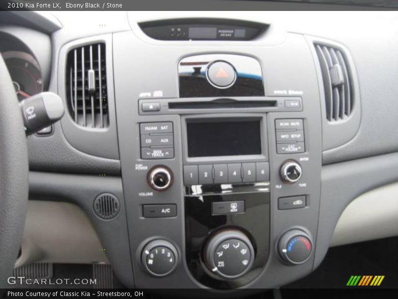 Ebony Black / Stone 2010 Kia Forte LX