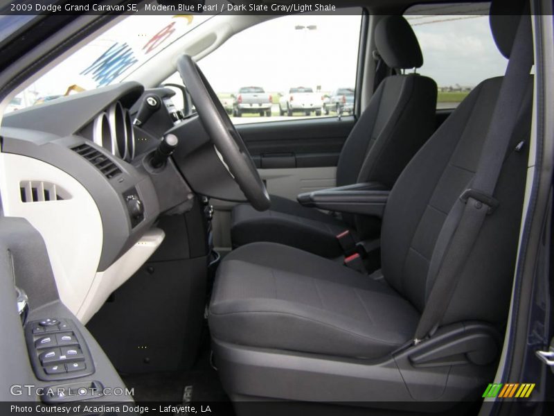 Modern Blue Pearl / Dark Slate Gray/Light Shale 2009 Dodge Grand Caravan SE