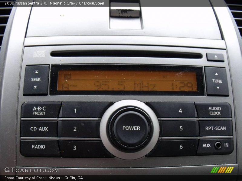 Magnetic Gray / Charcoal/Steel 2008 Nissan Sentra 2.0