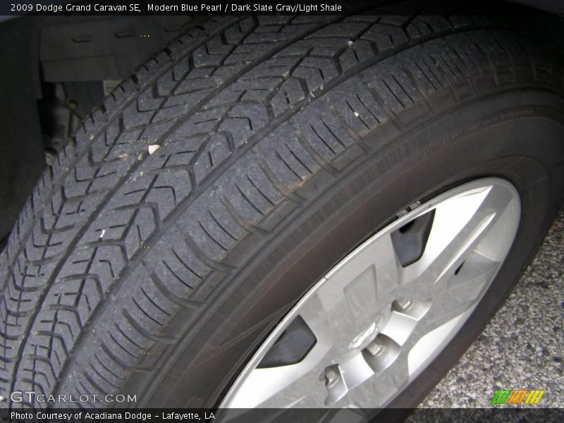 Modern Blue Pearl / Dark Slate Gray/Light Shale 2009 Dodge Grand Caravan SE