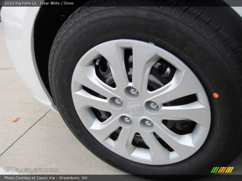Clear White / Stone 2010 Kia Forte LX