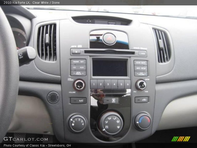 Clear White / Stone 2010 Kia Forte LX