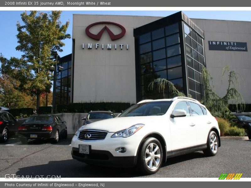 Moonlight White / Wheat 2008 Infiniti EX 35 Journey AWD