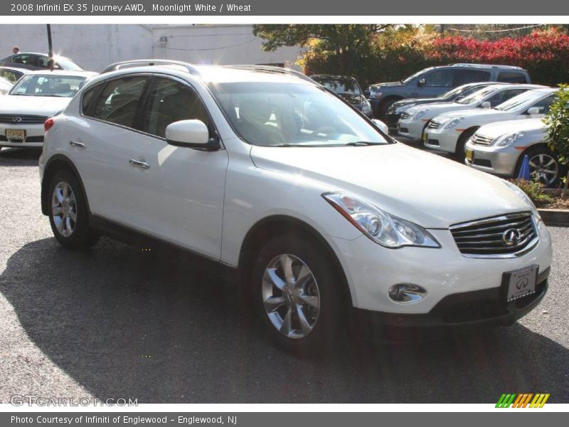 Moonlight White / Wheat 2008 Infiniti EX 35 Journey AWD