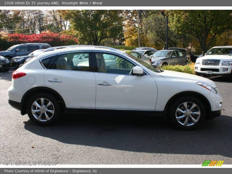Moonlight White / Wheat 2008 Infiniti EX 35 Journey AWD