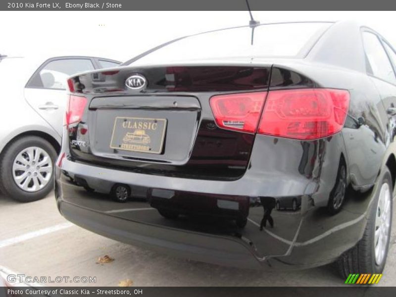 Ebony Black / Stone 2010 Kia Forte LX