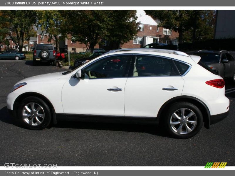 Moonlight White / Wheat 2008 Infiniti EX 35 Journey AWD