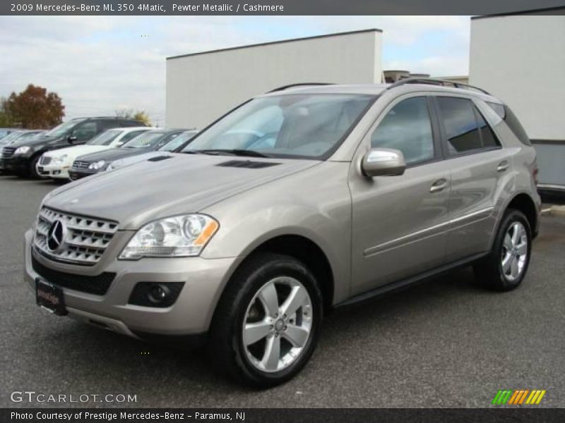 Pewter Metallic / Cashmere 2009 Mercedes-Benz ML 350 4Matic